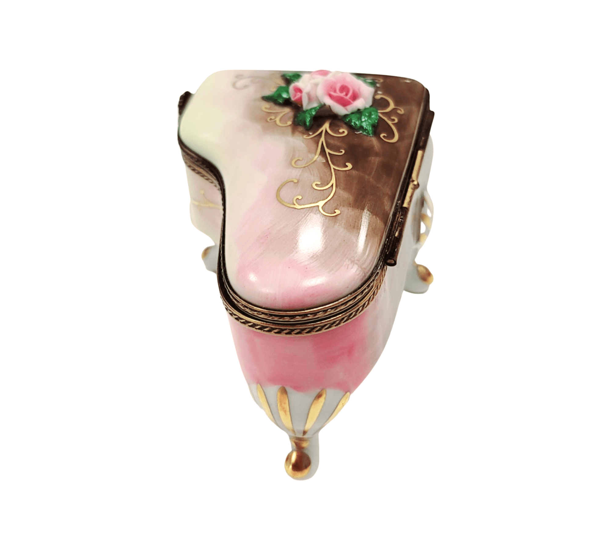 Rosard Grand Piano With Roses Porcelain Limoges Music LIMOGES BOXES French Trinket Box