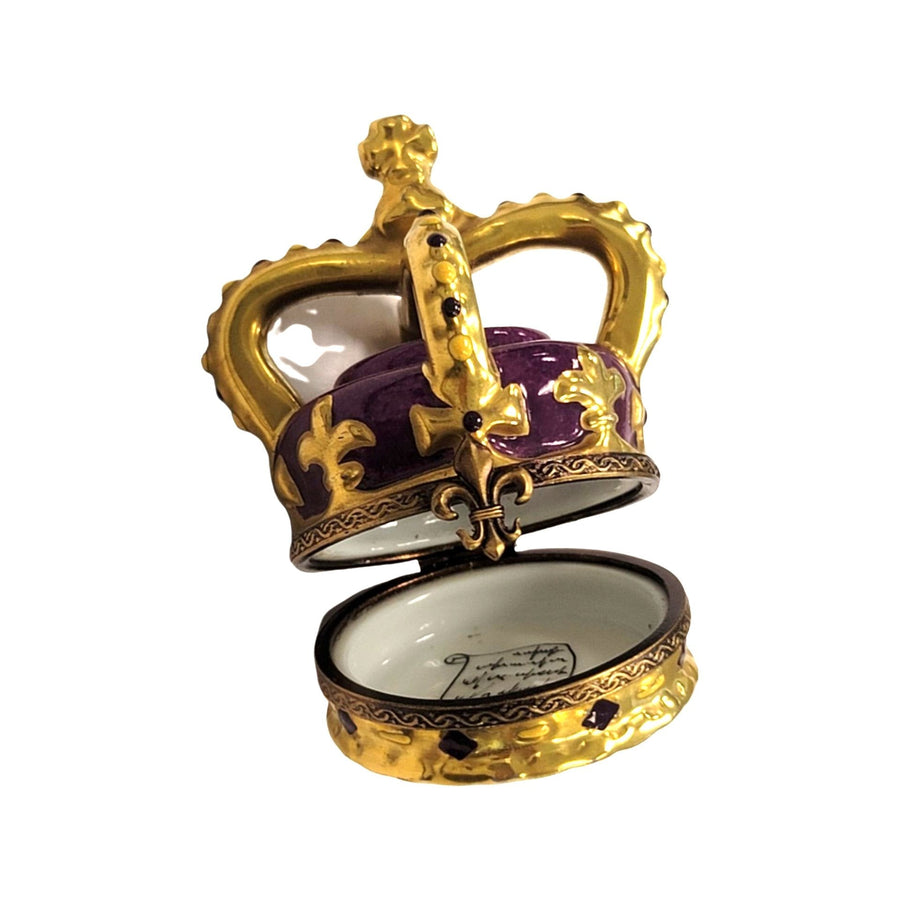 Royal Crown Porcelain Figurine Porcelain Limoges hats travel Limoges Boxes Travel French Trinket Box