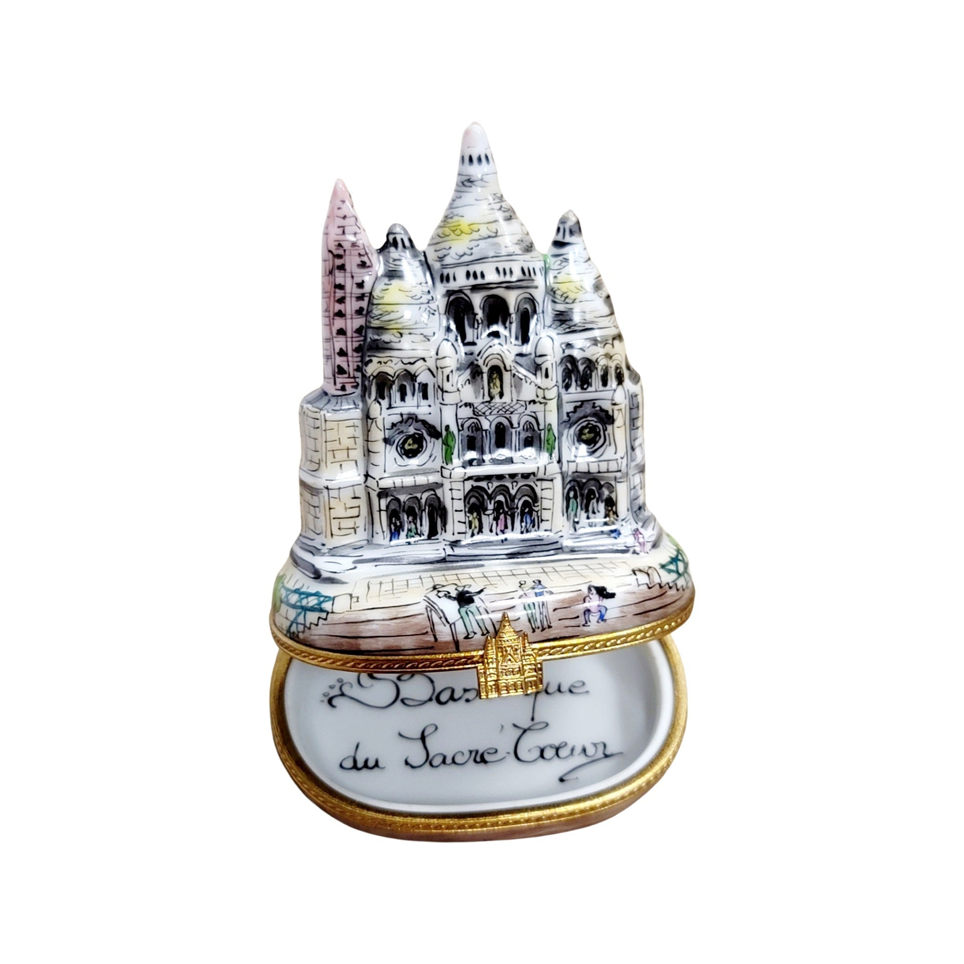 Sacre Coeur Limoges Box Art Porcelain Limoges Limoges Boxes monuments travel world French Trinket Box