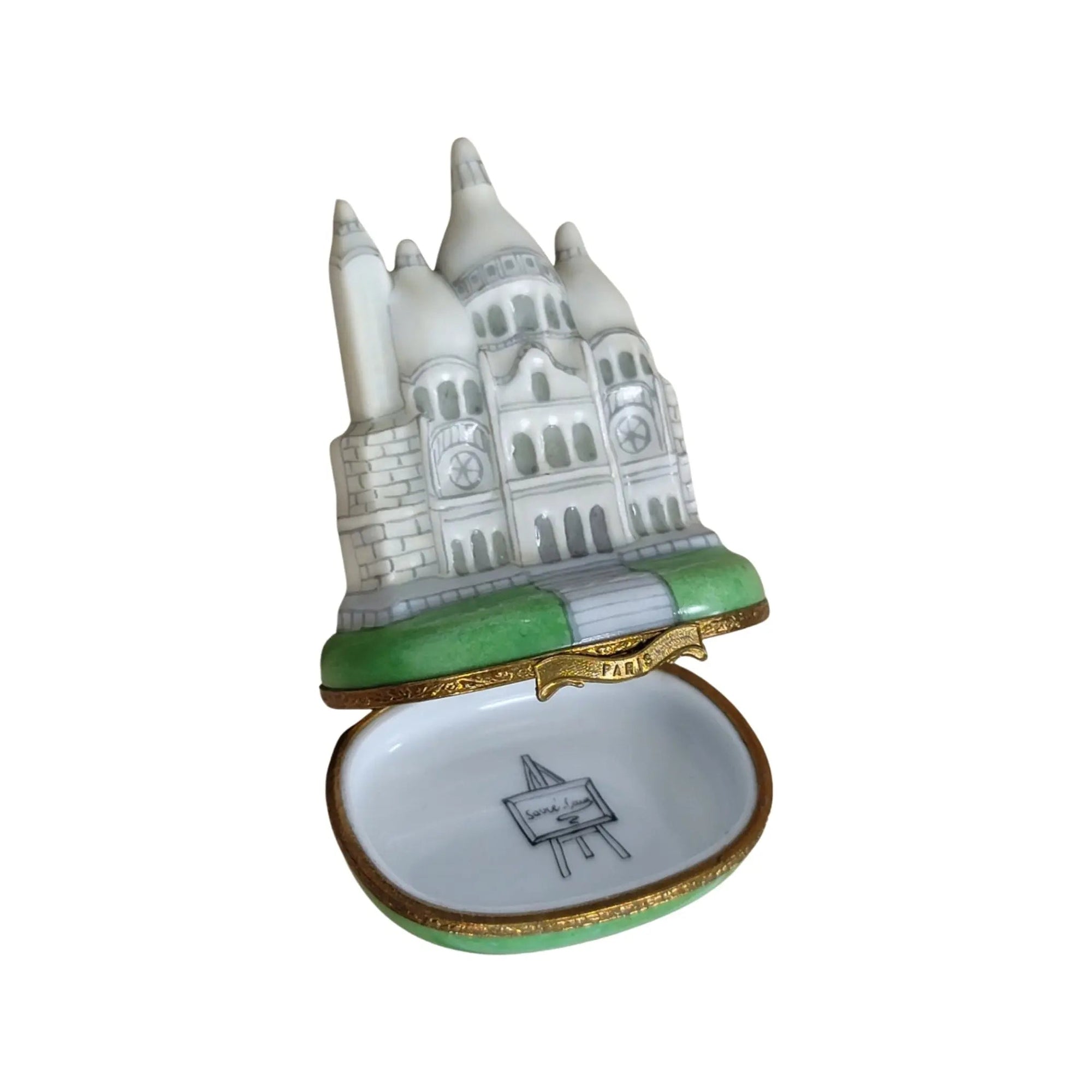 Sacre Coeur Limoges Box Figurine Porcelain Limoges Limoges Boxes monuments travel world French Trinket Box