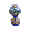 Sailboats Lighthouse Table Lamp Porcelain Limoges furniture French Trinket Box