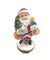 Santa with Gifts and Tree Porcelain Limoges santa christmas French Trinket Box