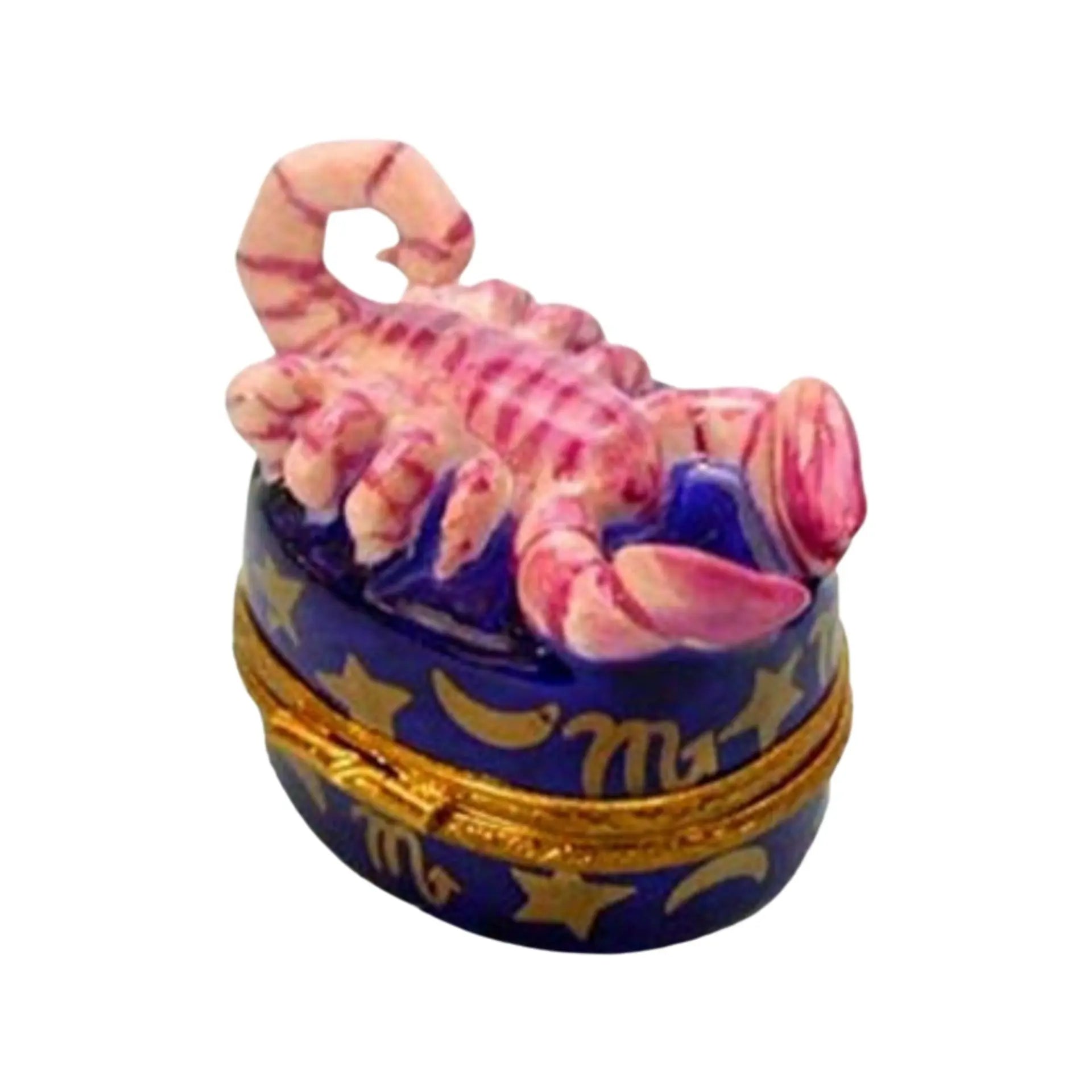 Scorpio Zodiac Porcelain Limoges birthday myth French Trinket Box
