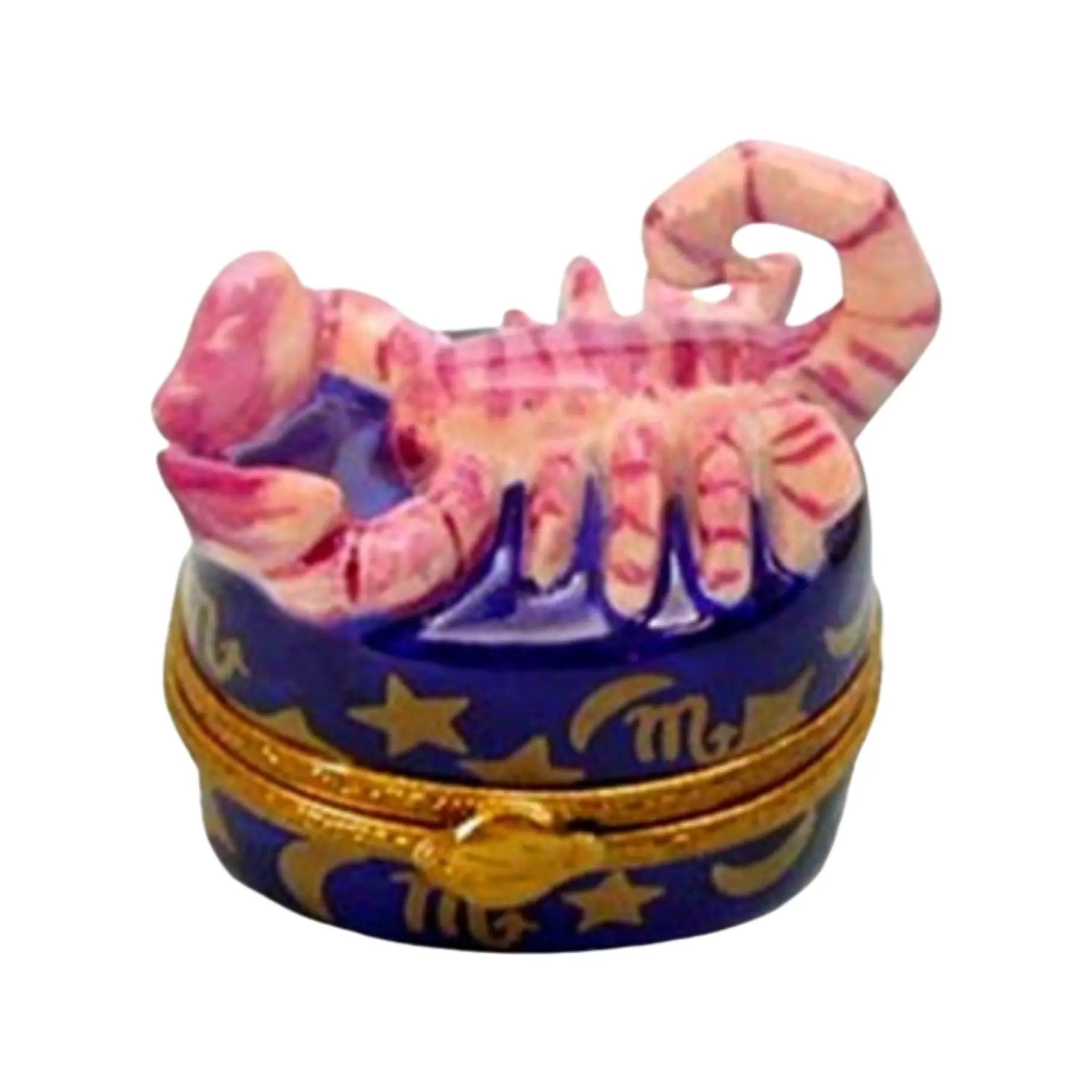 Scorpio Zodiac Porcelain Limoges birthday myth French Trinket Box