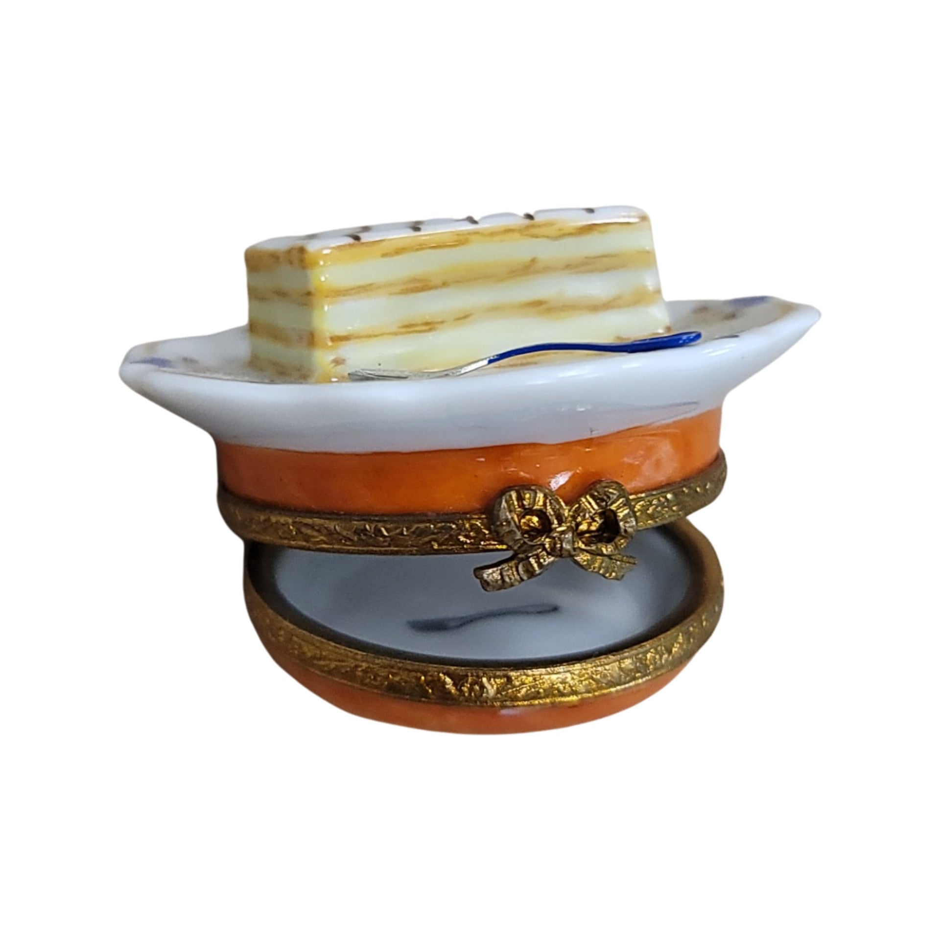 Senorita Pastry Elegance Box Porcelain Limoges Dessert French Trinket Box