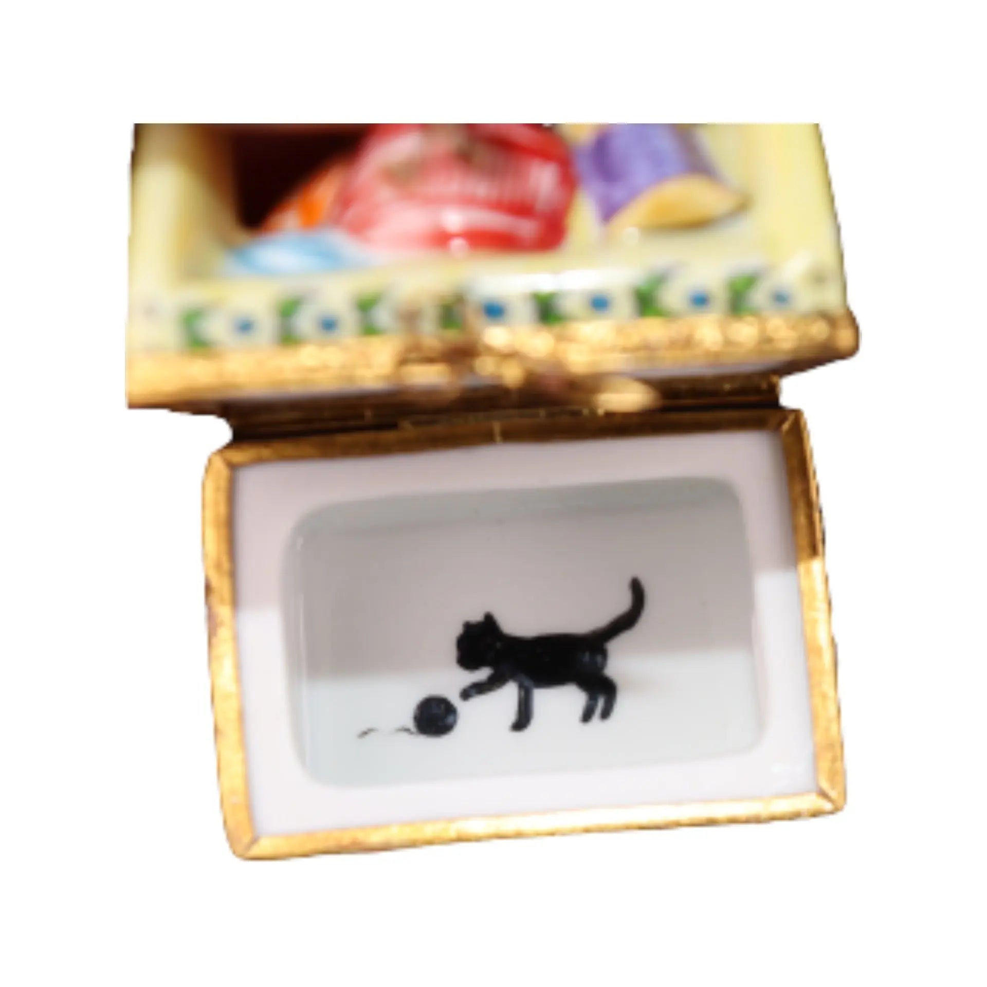 Sewing Box Porcelain Limoges Home Professional French Trinket Box