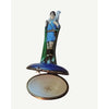 Shepherd With Sheep Figurine Porcelain Limoges xmas theme religious spiritual nativity Limoges Boxes French Trinket Box