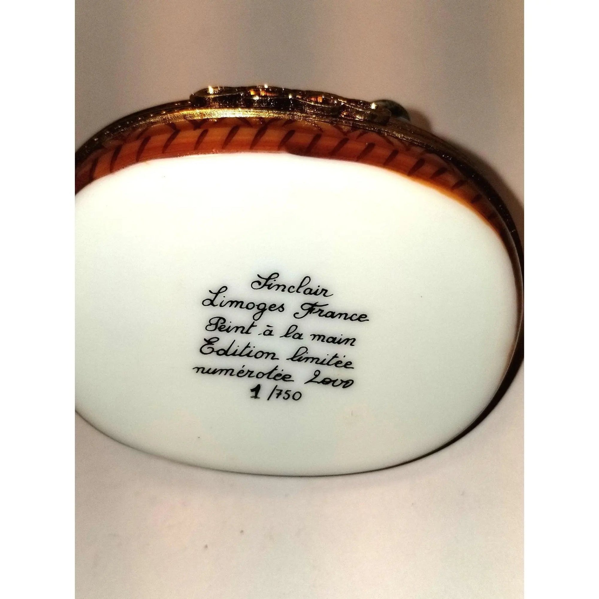 Siamese Cat And Kitten Trinket Porcelain Limoges Cat French Trinket Box