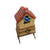 Charming Limoges Bird House Box Porcelain Limoges bird garden French Trinket Box