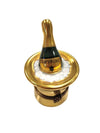 Small Champagne Elegance Box Porcelain Limoges Wine French Trinket Box
