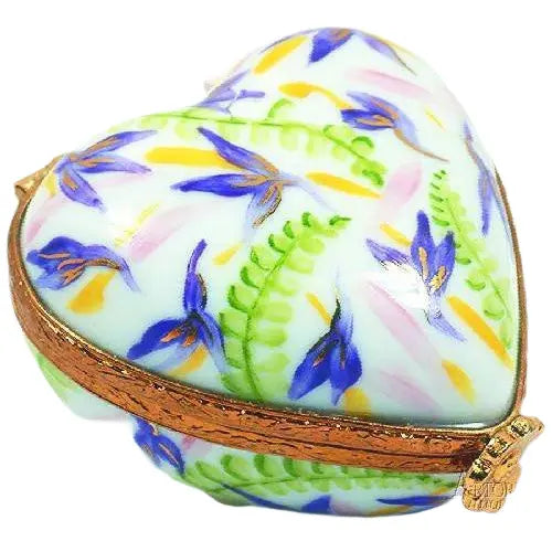 Small Heart - Verone 3 Porcelain Limoges heart hearts French Trinket Box