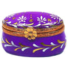 Small Oval - B3 Porcelain Limoges traditional French Trinket Box