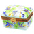 Small Square: Ferns Porcelain Limoges traditional French Trinket Box