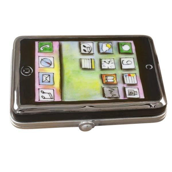Smart Phone Porcelain Limoges home professional French Trinket Box