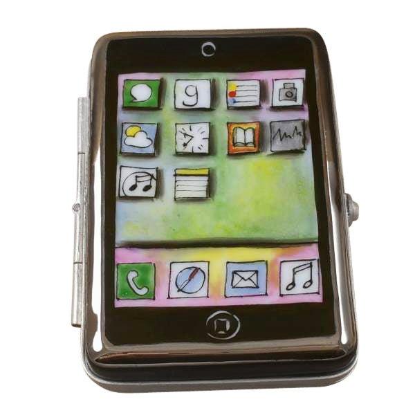 Smart Phone Porcelain Limoges home professional French Trinket Box