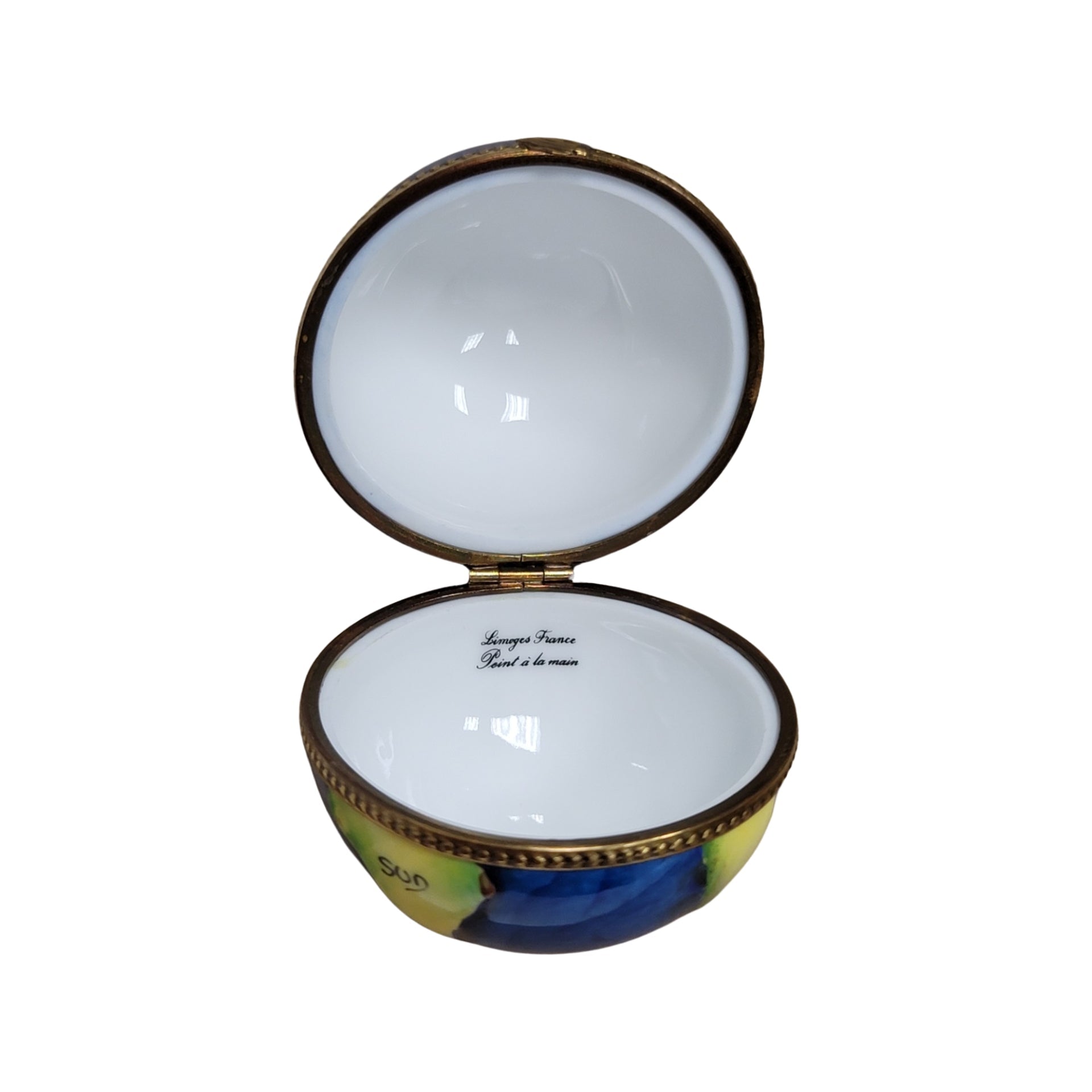Spinning World Globe Elegance Porcelain Limoges LIMOGES BOXES travel French Trinket Box