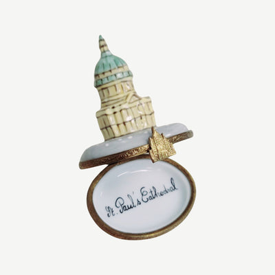 St Paul's Cathedral Limoges Box Porcelain Limoges monuments religion christian French Trinket Box