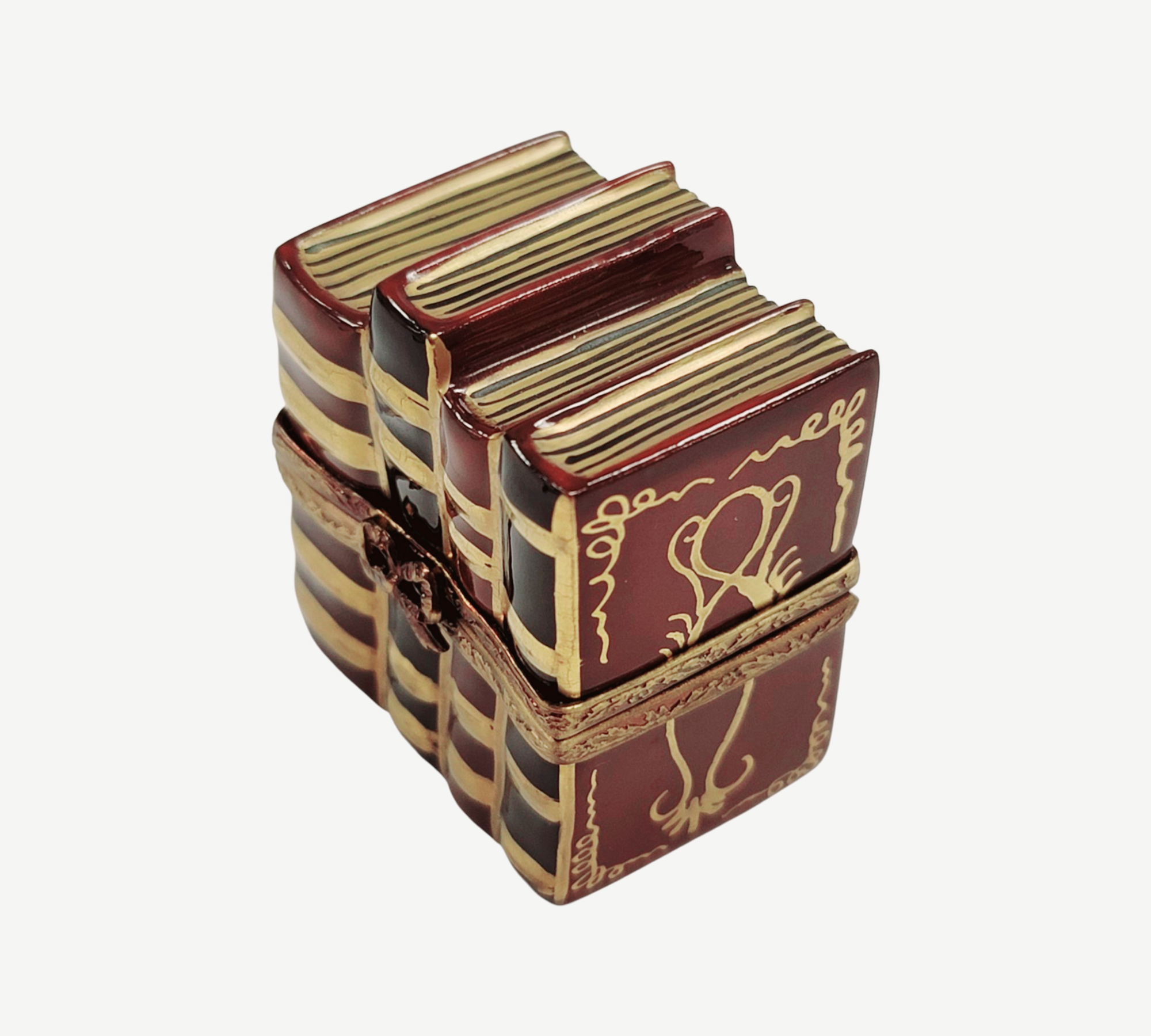 Stack of Poems Limoges Box Porcelain Limoges Graduation professional book books French Trinket Box