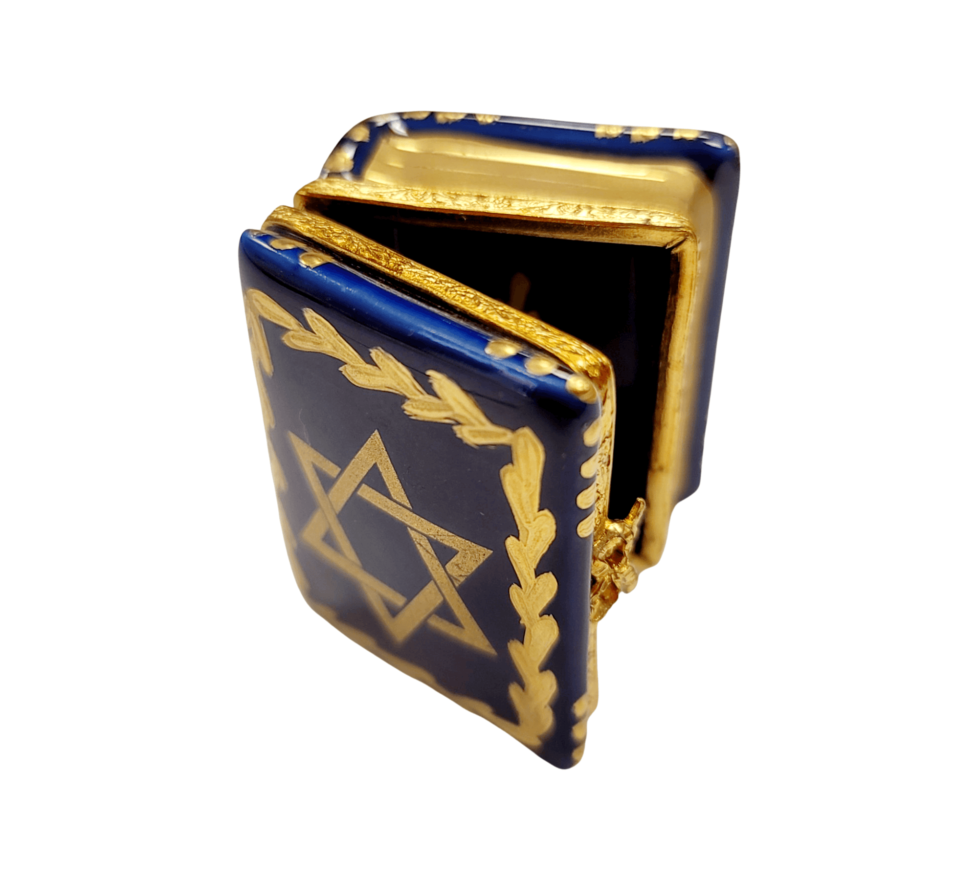 Star of David Porcelain Box Porcelain Limoges religion Limoges Box jewish French Trinket Box