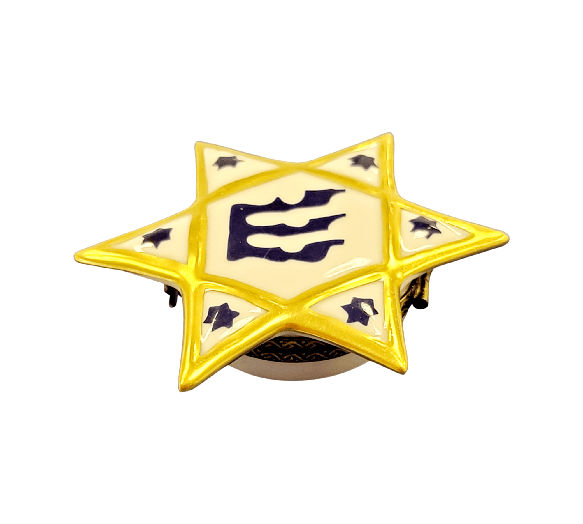 Star of David Porcelain Treasure Porcelain Limoges Religion LIMOGES BOXES jewish prayer religious dreidel French Trinket Box