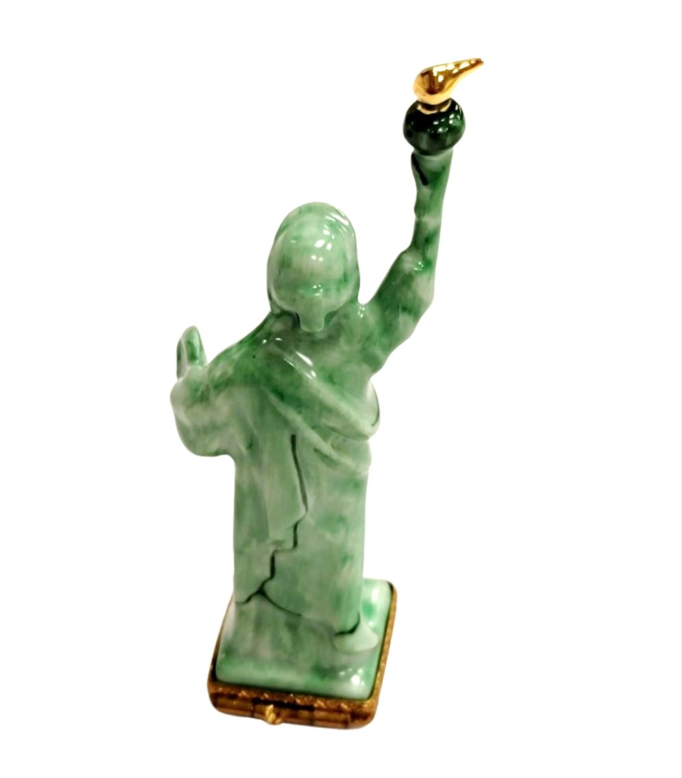 Statue Of Liberty Limoges Box Porcelain Limoges monuments united states French Trinket Box
