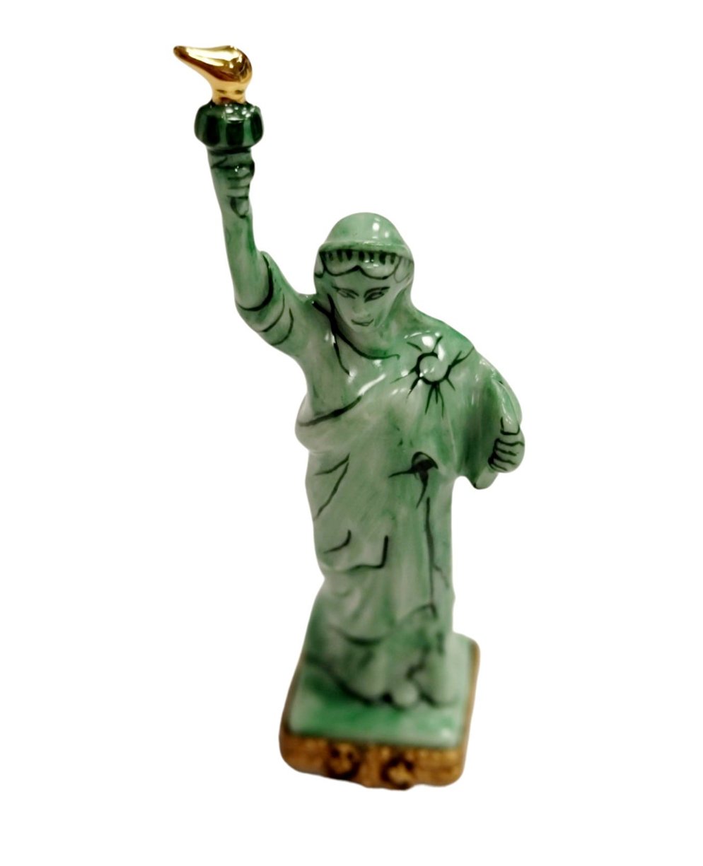 Statue Of Liberty Limoges Box Porcelain Limoges monuments united states French Trinket Box