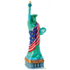 Statue Of Liberty w Fl Porcelain Limoges monuments united states French Trinket Box
