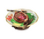 Steak Dinner Limoges Box Figurine Porcelain Limoges Food French Trinket Box