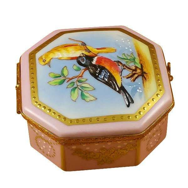 Studio Collection Birds and Butterflies Porcelain Limoges bird bugs critters French Trinket Box