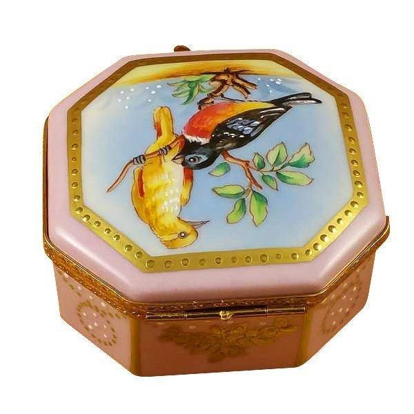 Studio Collection Birds and Butterflies Porcelain Limoges bird bugs critters French Trinket Box