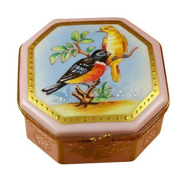 Studio Collection Birds and Butterflies Porcelain Limoges bird bugs critters French Trinket Box