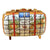 Suitcase with Maps Porcelain Limoges travel French Trinket Box