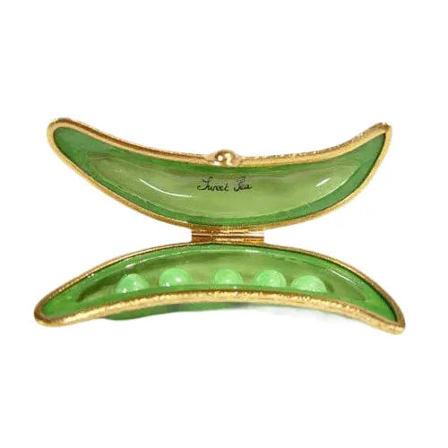 Sweet Pea Porcelain Limoges fruits vegetables French Trinket Box