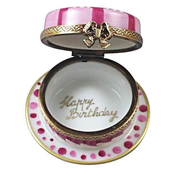 Sweet Sixteen Birthday Cake Porcelain Limoges birthday French Trinket Box