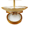Sweet Tray with Nine Removable Candies Porcelain Limoges special occasions Dessert French Trinket Box