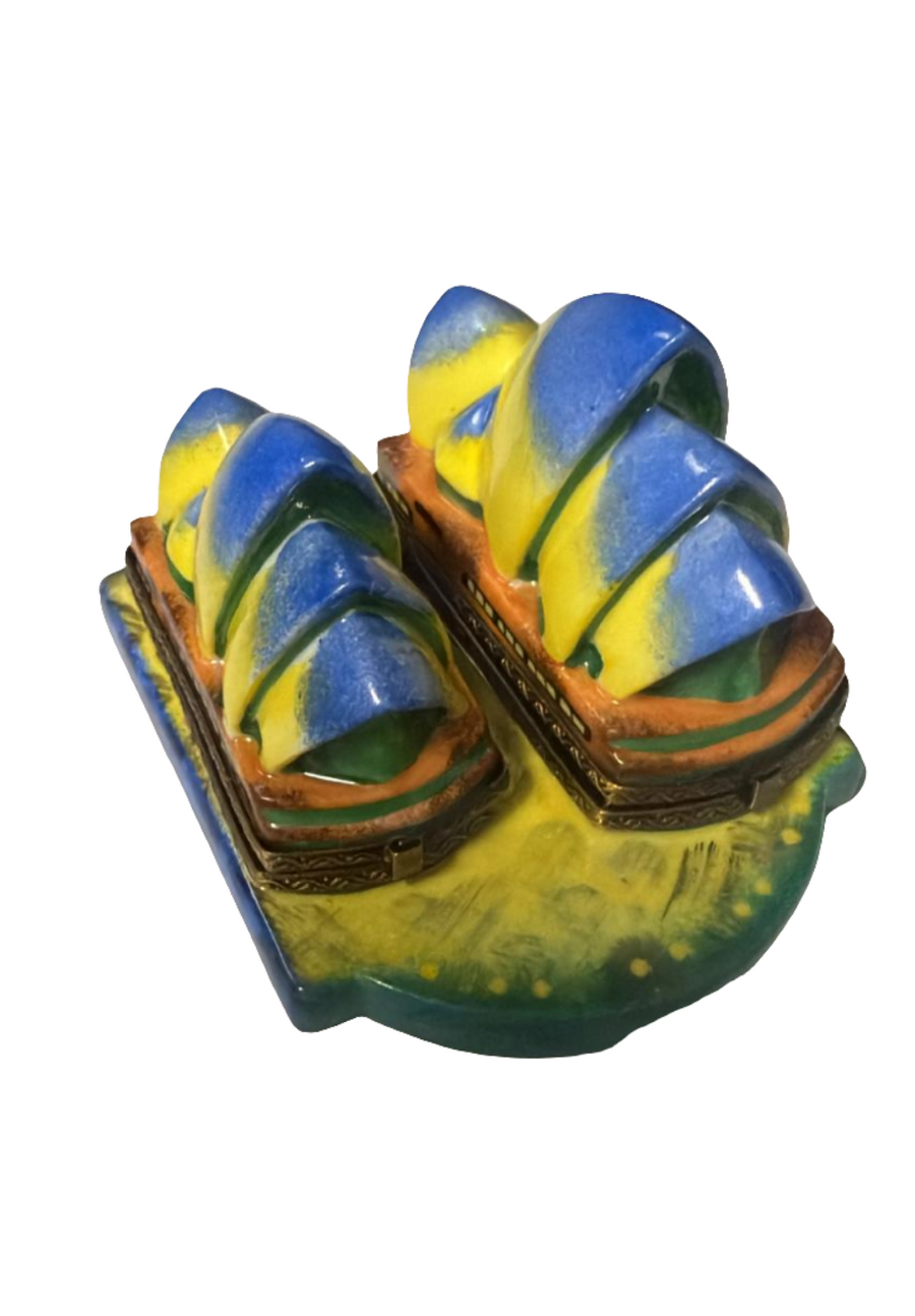 Sydney Opera House Limoges Box Porcelain Limoges world travel music French Trinket Box