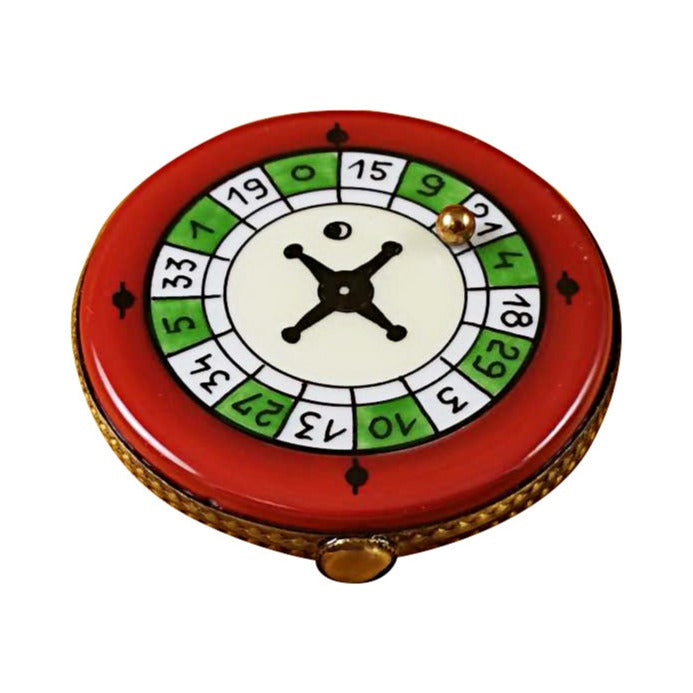 Casino Roulette Wheel Limoges Box