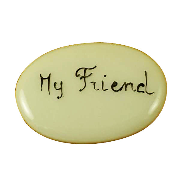My Friend porcelain filler pair, small enough to fit inside a Limoges box