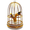 Tanagers In Cage Limoges Figurine Box Porcelain Limoges bird birds French Trinket Box