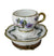 Tea Cup w Purple Flowers Porcelain Limoges China French Trinket Box