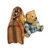 Teddy Bear Adventure Box Porcelain Limoges Teddy French Trinket Box