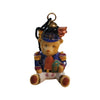 Teddy Bear Christmas Figurine Delight Porcelain Limoges xmas teddy French Trinket Box