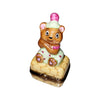 Teddy Bear Clown Delight Porcelain Limoges Circus Clown teddy French Trinket Box