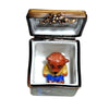 Teddy Bear Delight Limoges Box Porcelain Limoges Teddy Baby French Trinket Box