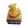 Teddy Bear Treasure Box Porcelain Limoges Teddy French Trinket Box