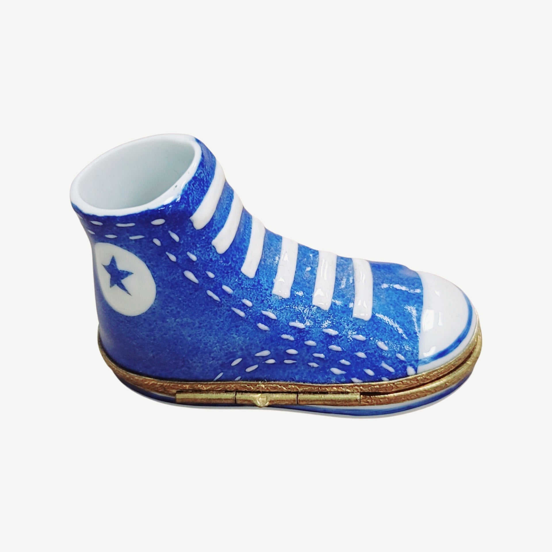 Tennis Shoe Limoges Box Treasure Porcelain Limoges sports shoes French Trinket Box