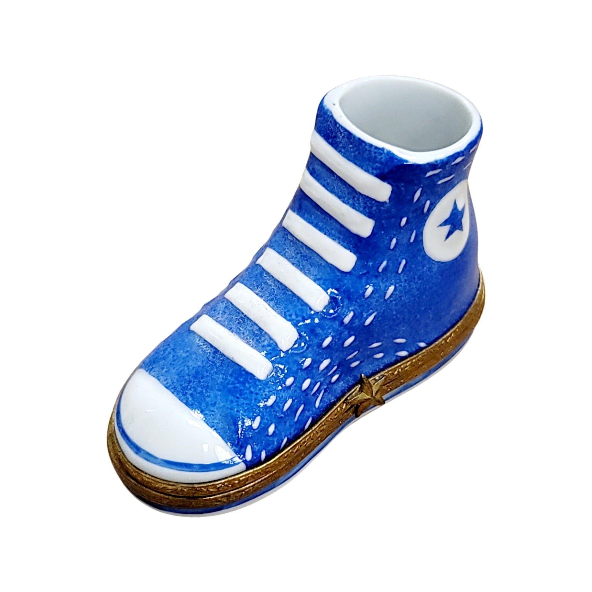 Tennis Shoe Limoges Box Treasure Porcelain Limoges sports shoes French Trinket Box