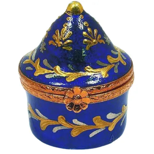 Tent A3 Porcelain Limoges traditional French Trinket Box