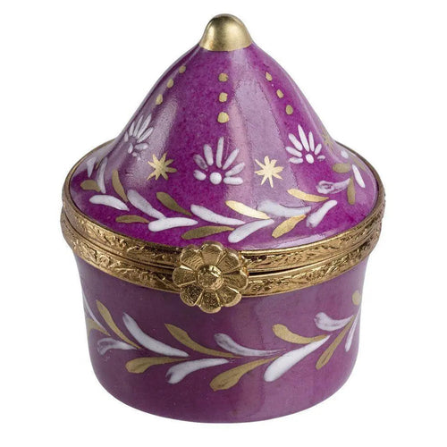 Tent - A3 Porcelain Limoges traditional French Trinket Box