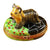 Terrier Porcelain Limoges Dog French Trinket Box
